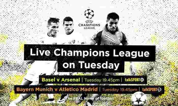FC Basel V arsenal Live Stream和确认的阵容：Talksport冠军联赛2016年12月6日的联盟报道